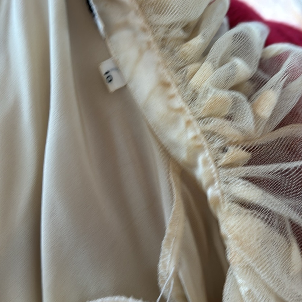 Vintage Mary Ann Restivo Silk Blouse Pierrot Collar Size 10 - Picture 11 of 16